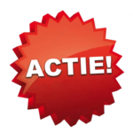 actie-sticker