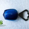 Afbeelding1 Houten Tulp met Flesopener Blauw