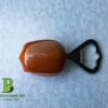 Houten Tulp met Flesopener oranje Houten Tulp met Flesopener oranje