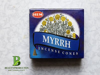 Hem Wierook Kegeltjes Myrrh Hem Wierook Kegeltjes Myrrh